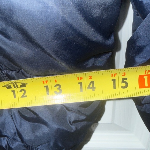 Tommy Hilfiger Navy and Orange Kids Puffer Jacket - Picture 5 of 6